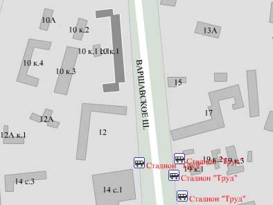 Варшавское ш., д. 10, корп. 1. Южный административный округ. Район Донской.