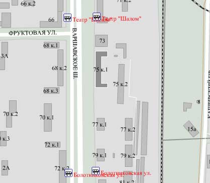 Варшавское шоссе, д.75, корп. 1. Южный административный округ. Район Нагорный.
