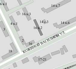 Улица Василисы Кожиной, д. 16, корп. 2. Западный административный округ. Район Филевский парк.
