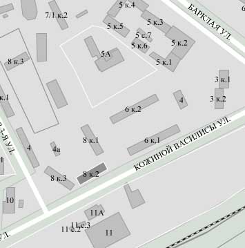 Василисы Кожиной ул., д. 8, корп. 2. Западный административный округ. Район Филевский парк.