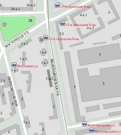 Велозаводская ул., д. 2, корп. 2. Южный административный округ. Район Даниловский.