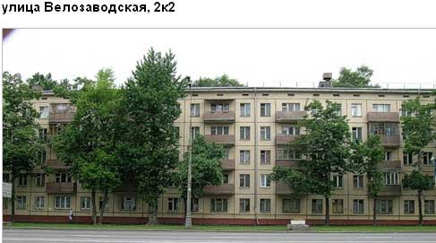 Велозаводская ул., д. 2, корп. 2. Южный административный округ. Район Даниловский.