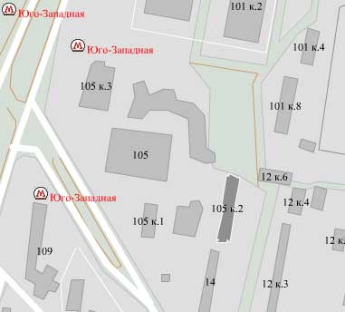 Проспект Вернадского, д. 105, корп. 2. Западный административный округ. Район Тропарево-Никулино.