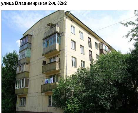 Владимирская 2-я ул. д. 32, корп. 2. Восточный административный округ. Район Перово.