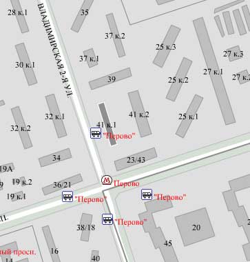 Владимирская 2-я ул. д. 41, корп. 1. Восточный административный округ. Район Перово.