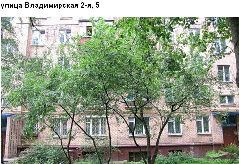 Владимирская 2-я ул. д. 5. Восточный округ. Район Перово.