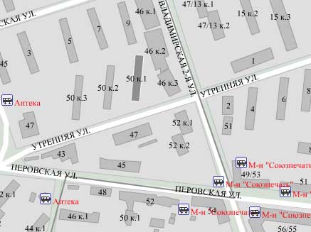 Владимирская 2-я ул. д. 50, корп. 1. Восточный округ. Район Перово.