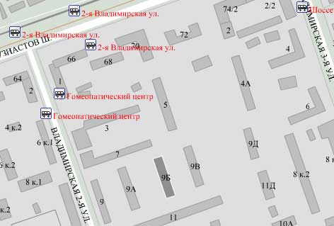 Владимирская 2-я ул. д. 9б. Восточный округ. Район Новогиреево.
