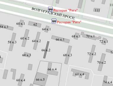 Волгоградский пр-т. д. 66, корп. 2. Юго-Восточный округ. Район Кузьминки.
