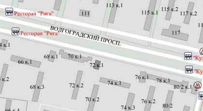 Волгоградский пр-т. д. 72, корп. 1. Юго-Восточный округ. Район Кузьминки.