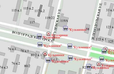 Волгоградский пр-т. д. 117, корп. 2. Юго-Восточный округ. Район Кузьминки.
