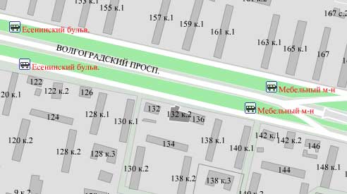 Волгоградский пр-т. д. 132, корп. 2. Юго-Восточный округ. Район Кузьминки.