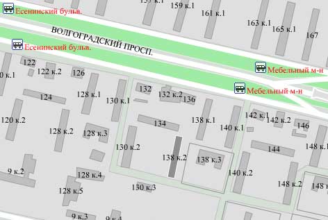 Волгоградский пр-т. д. 138, корп. 2. Юго-Восточный округ. Район Кузьминки.