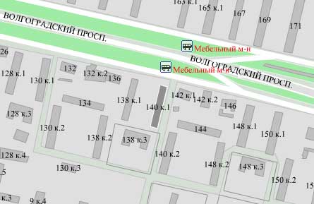Волгоградский пр-т. д. 140, корп. 1. Юго-Восточный округ. Район Кузьминки.