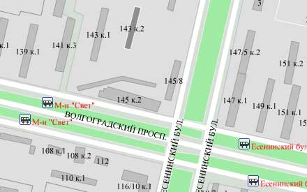 Волгоградский пр-т. д. 143, корп. 2. Юго-Восточный округ. Район Кузьминки.