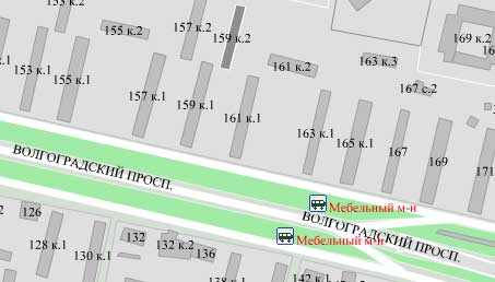 Волгоградский пр-т. д. 159, корп. 2. Юго-Восточный округ. Район Кузьминки.