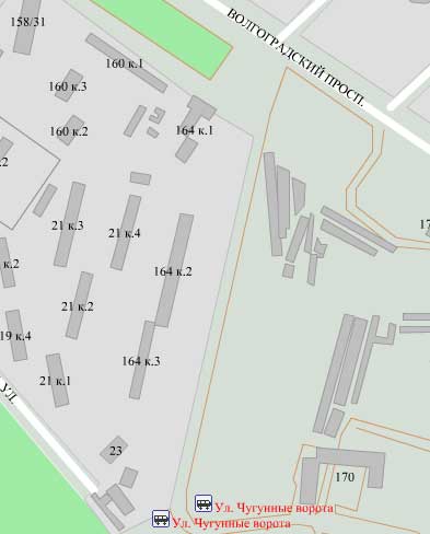Волгоградский пр-т. д. 164, корп. 2. Юго-Восточный округ. Район Выхино-Жулебино.
