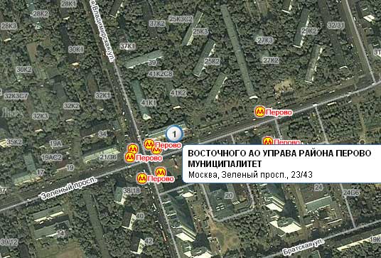 Муниципалитет района Перово, Восточный административный округ