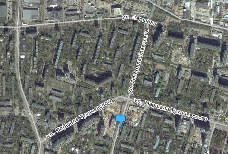 Генерала Глаголева улица. Северо-Западный округ. Район Хорошево-Мневники.