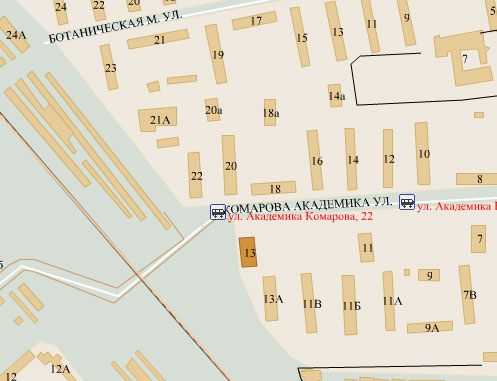 Район Марфино (СВАО), Академика Комарова ул., 13