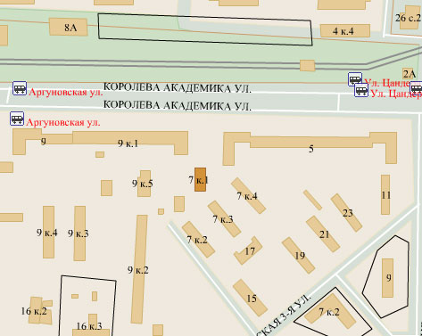 Район Останкинский (СВАО), Академика Королева ул., д. 7, корп. 1