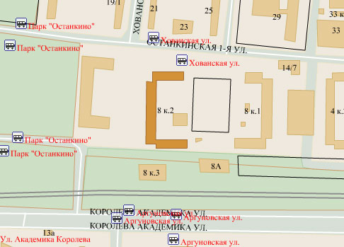 Район Останкинский (СВАО), Академика Королева ул., д. 8, корп. 2