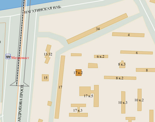 Район Нагатинский затон (ЮАО), Андропова просп., д. 17, корп. 2