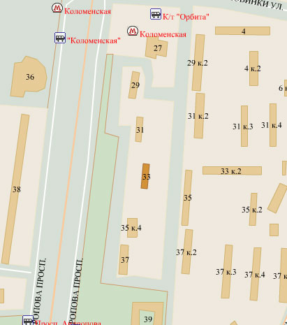 Район Нагатинский затон (ЮАО), Андропова просп., д. 33