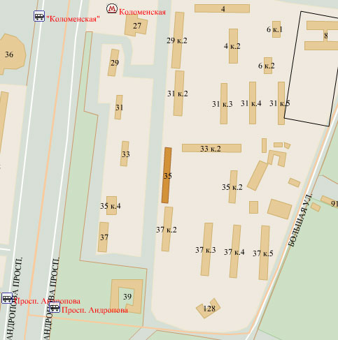 Район Нагатинский затон (ЮАО), Андропова просп., д. 35