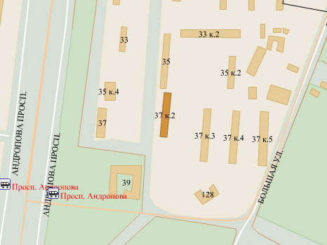 Район Нагатинский затон (ЮАО), Андропова просп., д. 37, корп. 2