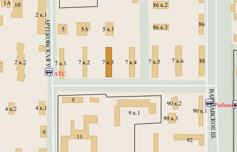Район Нагорный (ЮАО), Артековская ул., д. 7, к. 3