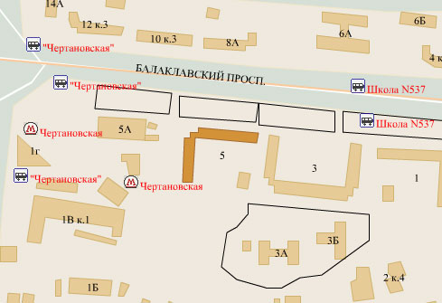 Район Чертаново северное (ЮАО), Балаклавский пр-т, д. 5