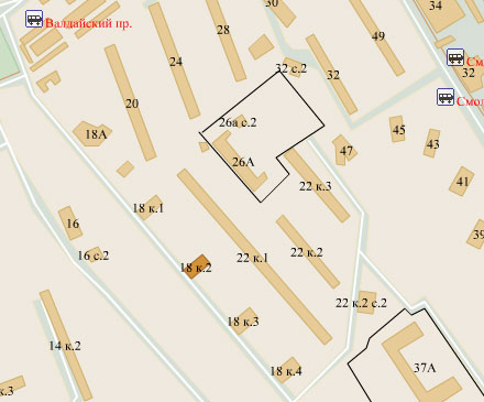 Район Левобережный (САО), Беломорская ул., д. 18, корп. 2
