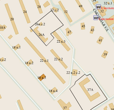 Район Левобережный (САО), Беломорская ул., д. 18, корп. 3