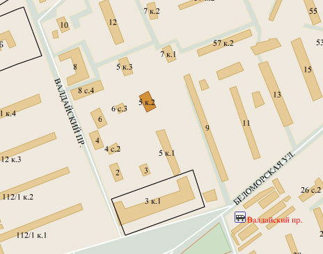 Район Левобережный (САО), Беломорская ул., д. 5, корп. 2