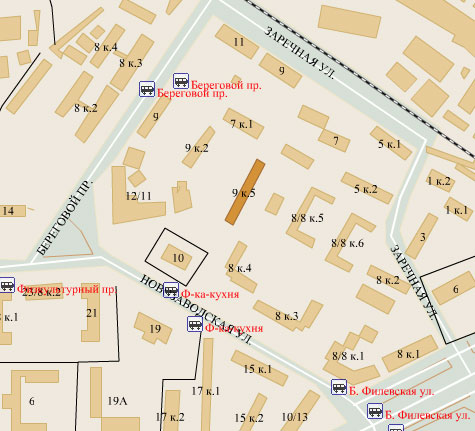 Район Филевский парк (ЗАО), Береговой пр., д. 9, корп. 5