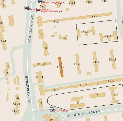 Район Бирюлево Восточное (ЮАО), Бирюлевская ул., д. 11, корп. 2