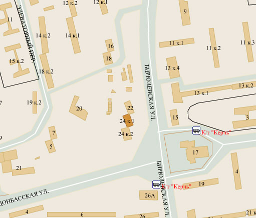 Район Бирюлево Восточное (ЮАО), Бирюлевская ул., д. 24, корп. 1