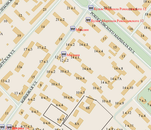 Район Богородское (ВАО), Бойцовая ул., д. 14, корп. 1