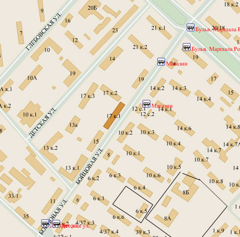 Район Богородское (ВАО), Бойцовая ул., д. 17, корп. 1