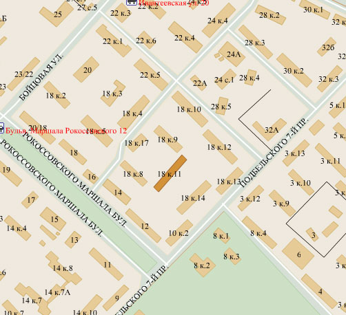 Район Богородское (ВАО), Бойцовая ул., д. 18, корп. 11