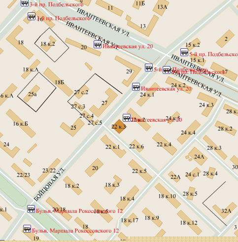 Район Богородское (ВАО), Бойцовая ул., д. 22, корп. 3