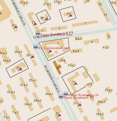Район Соколиная гора (ВАО), Буденного просп., д. 33