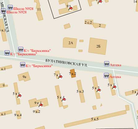 Район Бирюлево Западное (ЮАО), Булатниковская ул., д. 7 корп. 2