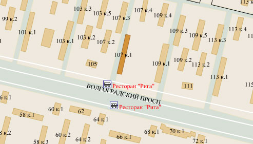 Волгоградский пр-т, д. 107, к. 1.