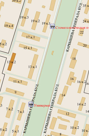 Генерала Карбышева б-р, д. 13, к. 2