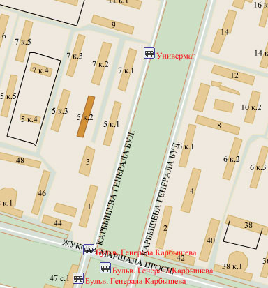 Генерала Карбышева б-р, д. 5, к. 2
