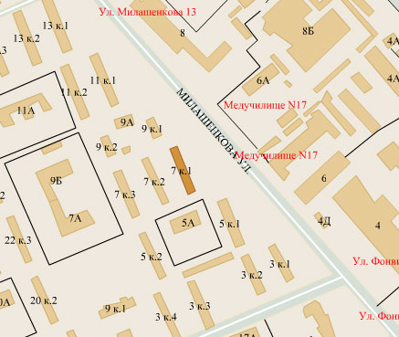 Милашенкова ул., д. 7, к. 1