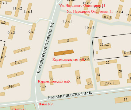 Народного Ополчения ул., д. 6