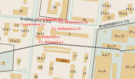 Тушино южное (СЗАО). Новопоселковая ул., д. 15а